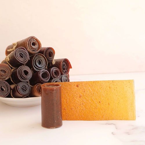 تصویر لواشک زردآلو و آلوچه 